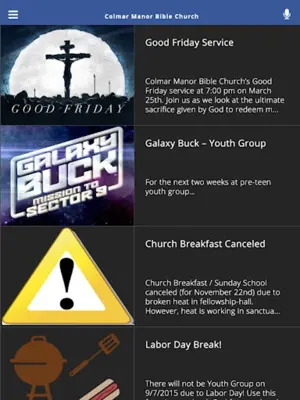 Colmar Manor Bible Church android App screenshot 1