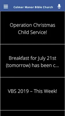 Colmar Manor Bible Church android App screenshot 5