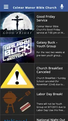 Colmar Manor Bible Church android App screenshot 7